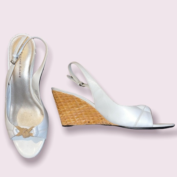 Etienne Aigner Shoes - Etienne Aigner leather wedges